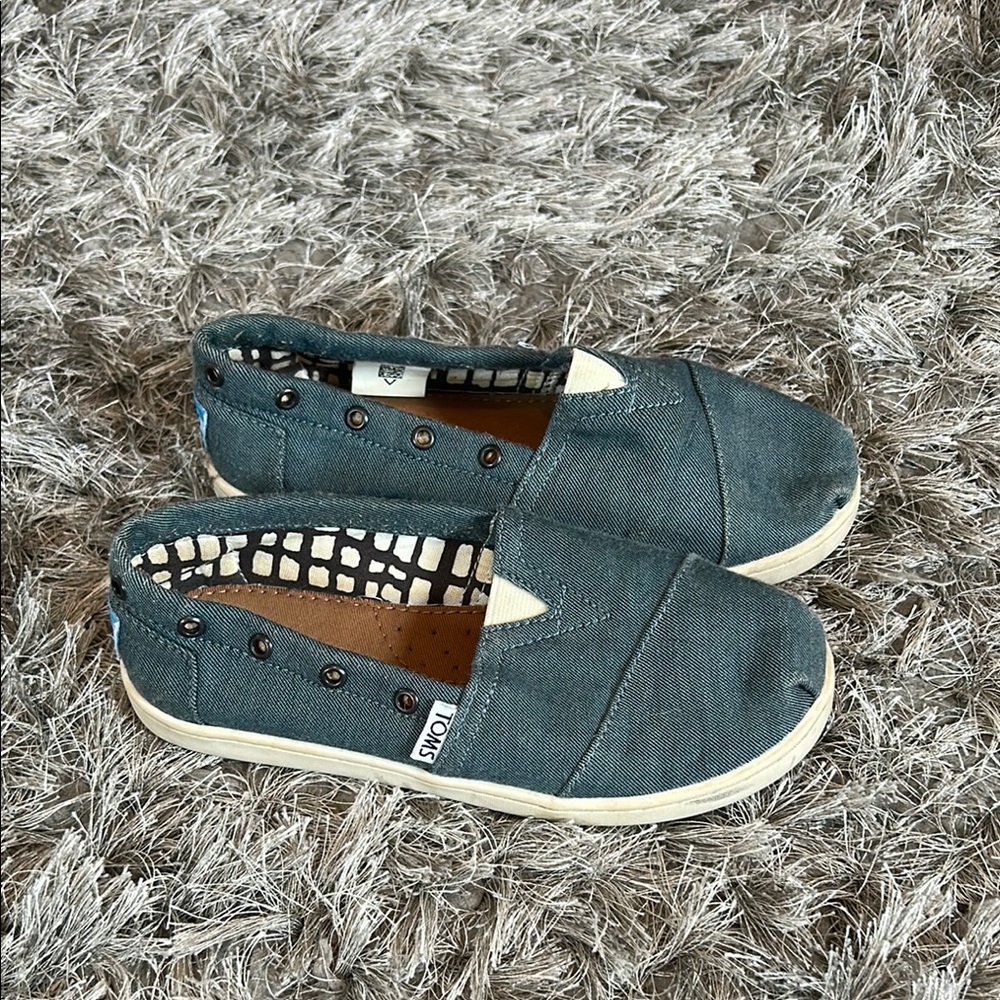 TOMS Canvas Slip On Shoes